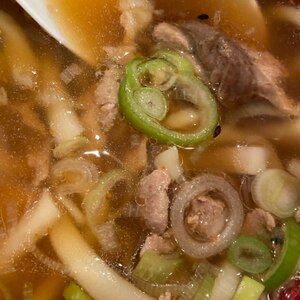 我が家の肉うどん